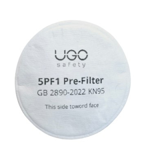UGO Safety 5PF1 Pre-Filter, UGO Safety Cartridges & Filters, UGO Safety Cartridge, UGO Safety Filter, Cartridge Respirator, Filter Respirator