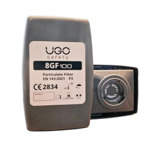 UGO Safety 8GF100 Particulate Filter, UGO Safety Cartridges & Filters, UGO Safety Cartridge, UGO Safety Filter, Cartridge Respirator, Filter Respirator 