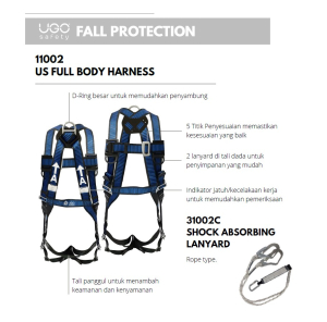 Body Harness Safety, Body Harness Safety UGO, UGO Safety Body Harness, Safety Body Harness, UGO Safety Body Harness ECO 11002